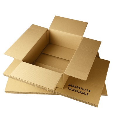 10 x Single Wall Cardboard Mailing Postal Boxes 13.5